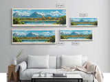 Pilar, Argentina Travel Poster Panoramic Canvas Print, Pilar, Argentina Painting, Argentina Art, Pilar Travel Art, Guest Room Painting