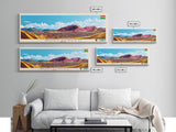 Quillacollo, Bolivia Panoramic Travel Poster Canvas Print, Quillacollo, Bolivia Painting, Bolivia Art, Quillacollo Panoramic Travel Art, Travel Painting