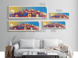 Sidi bel Abbes, Algeria Travel Poster Panoramic Canvas Print, Sidi bel Abbes, Algeria Painting, Algeria Art, Sidi bel Abbes Travel Art, Guest Room Painting