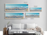 Ulaanbaatar, Mongolia Panoramic Travel Poster Canvas Print, Ulaanbaatar, Mongolia Painting, Mongolia Art, Ulaanbaatar Travel Art, Living Room Painting