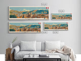 Cusco, Peru Panoramic Canvas Print, Cusco, Peru Painting, Peru Art, Cusco Travel Poster, Travel Art, Guest Room Painting