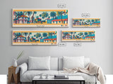 Divo, Ivory Coast Panoramic Canvas Print, Divo, Ivory Coast Painting, Ivory Coast Art, Divo Travel Poster, Travel Art, Living Room Painting