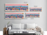 El Alto, Bolivia Panoramic Canvas Print, El Alto, Bolivia Painting, Bolivia Art, El Alto Travel Poster, Travel Art, Housewarming Gift