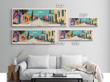 Guadalupe, Mexico Panoramic Canvas Print, Guadalupe, Mexico Painting, Mexico Art, Guadalupe Travel Poster, Travel Art, Housewarming Gift