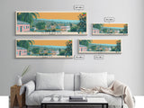 Hosaena, Ethiopia Panoramic Canvas Print, Hosaena, Ethiopia Painting, Ethiopia Art, Hosaena Travel Poster, Travel Art, Guest Room Painting