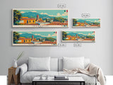 Irapuato, Mexico Panoramic Canvas Print, Irapuato, Mexico Painting, Mexico Art, Irapuato Travel Poster, Travel Art, Housewarming Gift