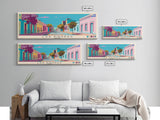 Las Piedras, Uruguay Panoramic Canvas Print, Las Piedras, Uruguay Painting, Uruguay Art, Las Piedras Travel Poster, Travel Art, Living Room Painting