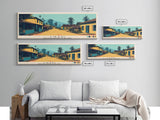 Likasi, Congo Panoramic Canvas Print, Likasi, Congo Painting, Congo Art, Likasi Travel Poster, Travel Art, Guest Room Painting