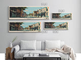 Lisburn, Ireland Panoramic Canvas Print, Lisburn, Ireland Painting, Ireland Art, Lisburn Travel Poster, Travel Art, Guest Room Painting