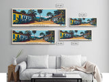 Matadi, Congo Panoramic Canvas Print, Matadi, Congo Painting, Congo Art, Matadi Travel Poster, Travel Art, Guest Room Painting