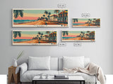 Matola, Mozambique Panoramic Canvas Print, Matola, Mozambique Painting, Mozambique Art, Matola Travel Poster, Travel Art, Guest Room Painting