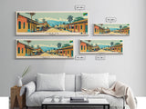 Mbeya, Tanzania Panoramic Canvas Print, Mbeya, Tanzania Painting, Tanzania Art, Mbeya Travel Poster, Travel Art, Living Room Painting