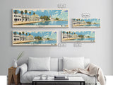 Melo, Uruguay Panoramic Canvas Print, Melo, Uruguay Painting, Uruguay Art, Melo Travel Poster, Travel Art, Vacation Gift