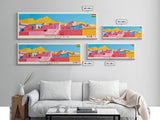 Montero, Bolivia Panoramic Canvas Print, Montero, Bolivia Painting, Bolivia Art, Montero Travel Poster, Travel Art, Living Room Painting