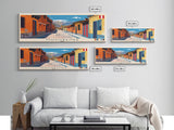 Moyobamba, Peru Panoramic Canvas Print, Moyobamba, Peru Painting, Peru Art, Moyobamba Travel Poster, Travel Art, Guest Room Painting