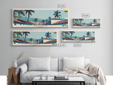 Palmira, Colombia Panoramic Canvas Print, Palmira, Colombia Painting, Colombia Art, Palmira Travel Poster, Travel Art, Vacation Gift