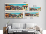 Potosi, Bolivia Panoramic Canvas Print, Potosi, Bolivia Painting, Bolivia Art, Potosi Travel Poster, Travel Art, Housewarming Gift