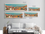 Salta, Argentina Panoramic Canvas Print, Salta, Argentina Painting, Argentina Art, Salta Travel Poster, Travel Art, Living Room Painting