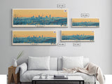 Seoul, South Korea Panoramic Canvas Print, Seoul, South Korea Painting, South Korea Art, Seoul Travel Poster, Travel Art, Vacation Gift