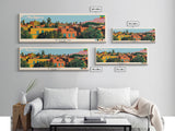 Sodo, Ethiopia Panoramic Canvas Print, Sodo, Ethiopia Painting, Ethiopia Art, Sodo Travel Poster, Travel Art, Living Room Painting