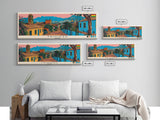 Trinidad, Bolivia Panoramic Canvas Print, Trinidad, Bolivia Painting, Bolivia Art, Trinidad Travel Poster, Travel Art, Vacation Gift