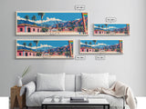 Viacha, Bolivia Panoramic Canvas Print, Viacha, Bolivia Painting, Bolivia Art, Viacha Travel Poster, Travel Art, Vacation Gift