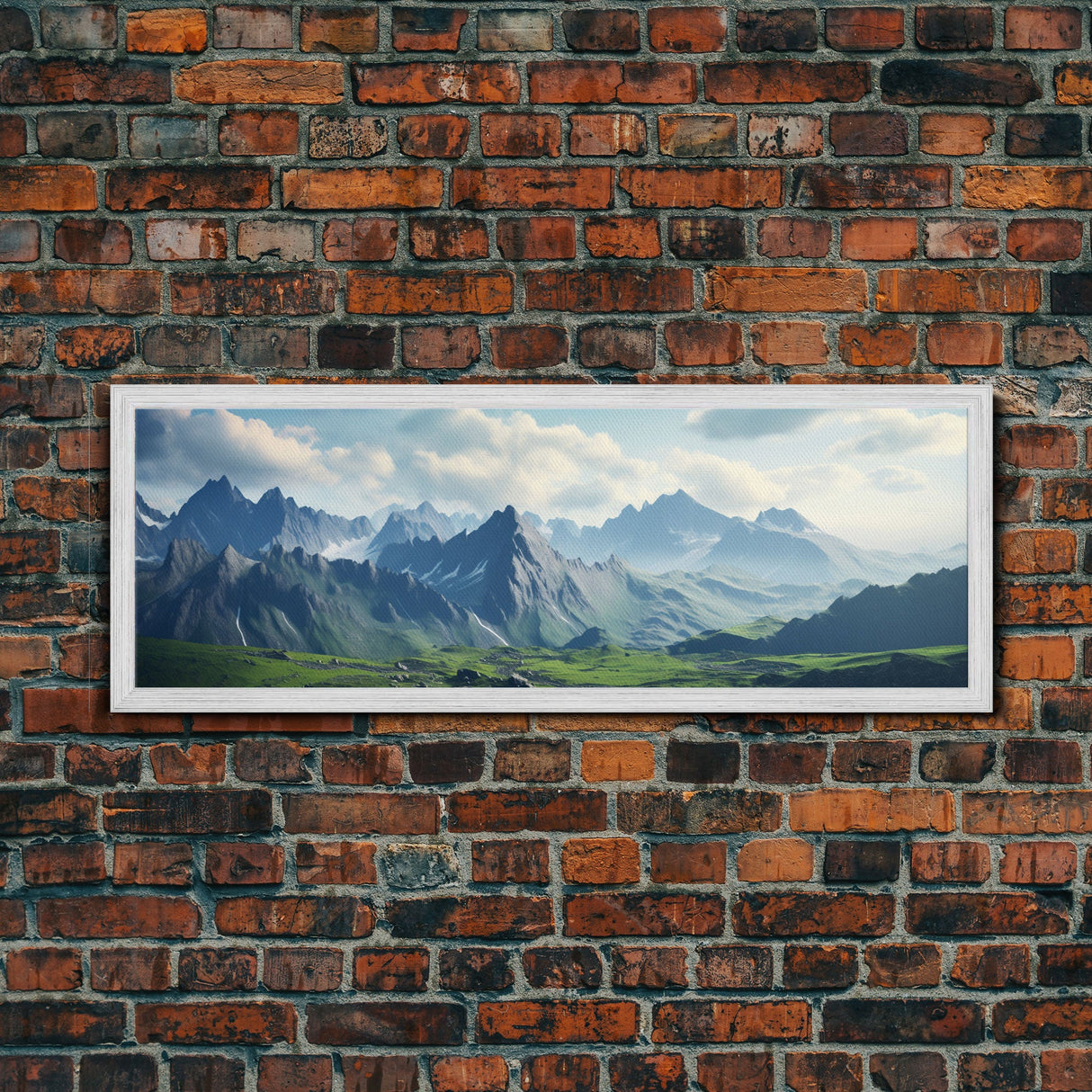 Panoramic of the Caucasus Mountains, Extra Large Wall Art, Panoramic Wall Art, Panoramic Print, Landscape Photography, Landscape Print