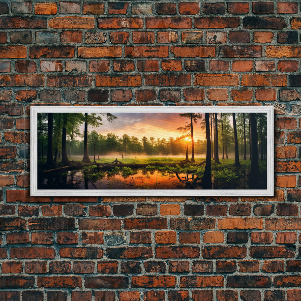 Panoramic of Congaree National Park, Extra Large Wall Art, Panoramic Wall Art, Panoramic Print, Landscape Photography, Landscape Print