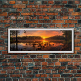 Panoramic of Congaree National Park, Extra Large Wall Art, Panoramic Wall Art, Panoramic Print, Landscape Photography, Landscape Print