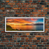 Panoramic of Costa Rica At Sunset, Extra Large Wall Art, Panoramic Wall Art, Panoramic Print, Landscape Photography, Landscape Print