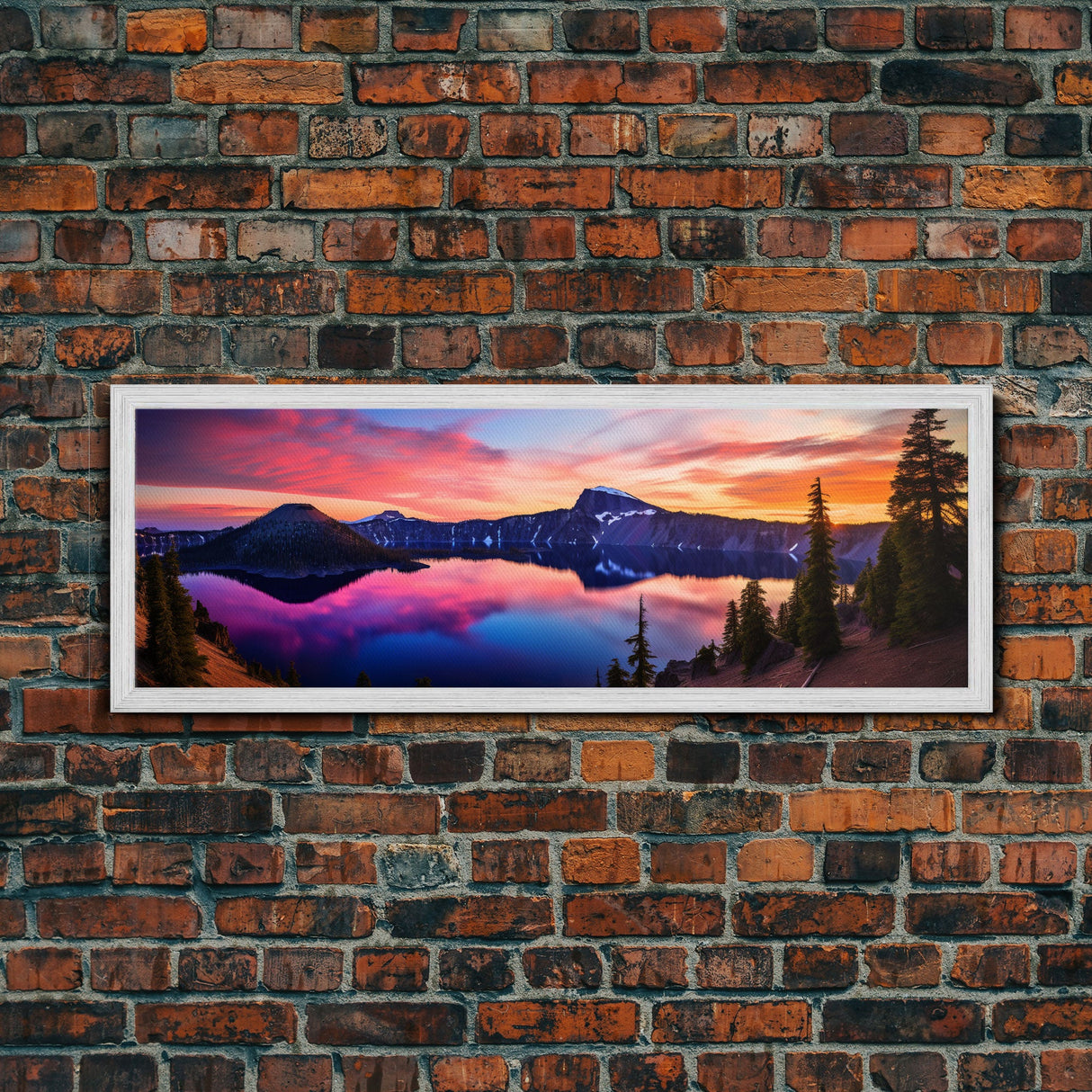 Panoramic of Crater Lake National Park, Extra Large Wall Art, Panoramic Wall Art, Panoramic Print, Landscape Photography, Landscape Print