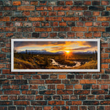 Panoramic of Denali National Park, Extra Large Wall Art, Panoramic Wall Art, Panoramic Print, Landscape Photography Landscape Print