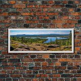 Panoramic of Finnish Lapland In Summer, Extra Large Wall Art, Panoramic Wall Art, Panoramic Print, Landscape Photography, Landscape Print