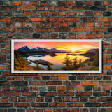 Panoramic of Glacier Bay National Park , Extra Large Wall Art, Panoramic Wall Art, Panoramic Landscape Print, Landscape Photography