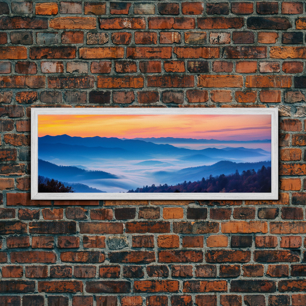 Panoramic of Great Smoky Mountains National Park, Extra Large Wall Art, Panoramic Wall Art, Panoramic Landscape Print, Landscape Photography