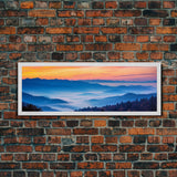 Panoramic of Great Smoky Mountains National Park, Extra Large Wall Art, Panoramic Wall Art, Panoramic Landscape Print, Landscape Photography