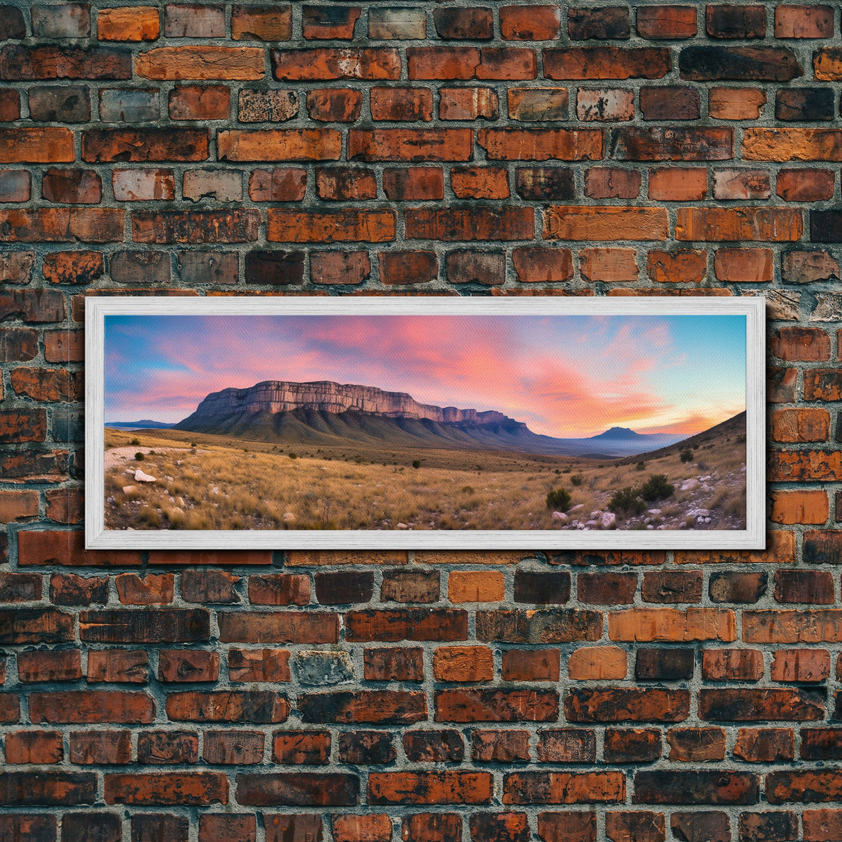 Panoramic of Guadalupe Mountains National Park, Extra Large Wall Art, Panoramic Wall Art, Panoramic Landscape Print, Landscape Photography