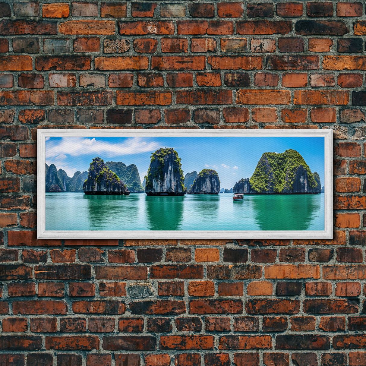 Panoramic of Ha Long Bay Vietnam, Extra Large Wall Art, Panoramic Wall Art, Panoramic Landscape Print, Landscape Photography