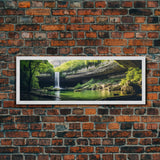 Panoramic of Hamilton Pool Texas, Extra Large Wall Art, Panoramic Wall Art, Panoramic Print, Landscape Photography Landscape