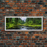 Panoramic Print of Hoh Rain Forest Washington, Extra Large Wall Art, Panoramic Wall Art, Panoramic Landscape Print, Landscape Photography