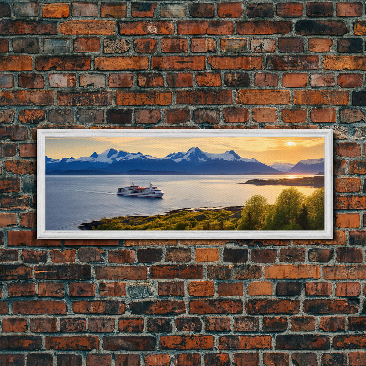 Panoramic Print of Katmai National Park, Extra Large Wall Art, Panoramic Wall Art, Panoramic Landscape Print, Landscape Photography