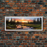 Panoramic Print of Kings Canyon National Park, Extra Large Wall Art, Panoramic Wall Art, Panoramic Landscape Print, Landscape Photography