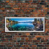 Panoramic Print of Lake Tahoe California, Extra Large Wall Art, Panoramic Wall Art, Panoramic Landscape Print, Landscape Photography