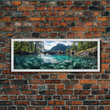 Panoramic Print of Mendenhall Glacier Extra Large Wall Art, Panoramic Wall Art, Panoramic Landscape Print, Landscape Photography