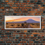 Panoramic Print of Mount Kilimanjaro Tanzania Extra Large Wall Art, Panoramic Wall Art, Panoramic Landscape Print, Landscape Photography