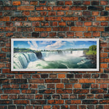 Panoramic Print of Niagra Falls New York Extra Large Wall Art, Panoramic Wall Art, Panoramic Landscape Print, Landscape Photography