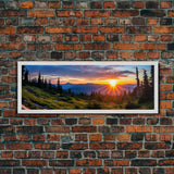 Panoramic of Olympic National Park, Extra Large Wall Art, Panoramic Wall Art, Panoramic Print, Landscape Photography Landscape