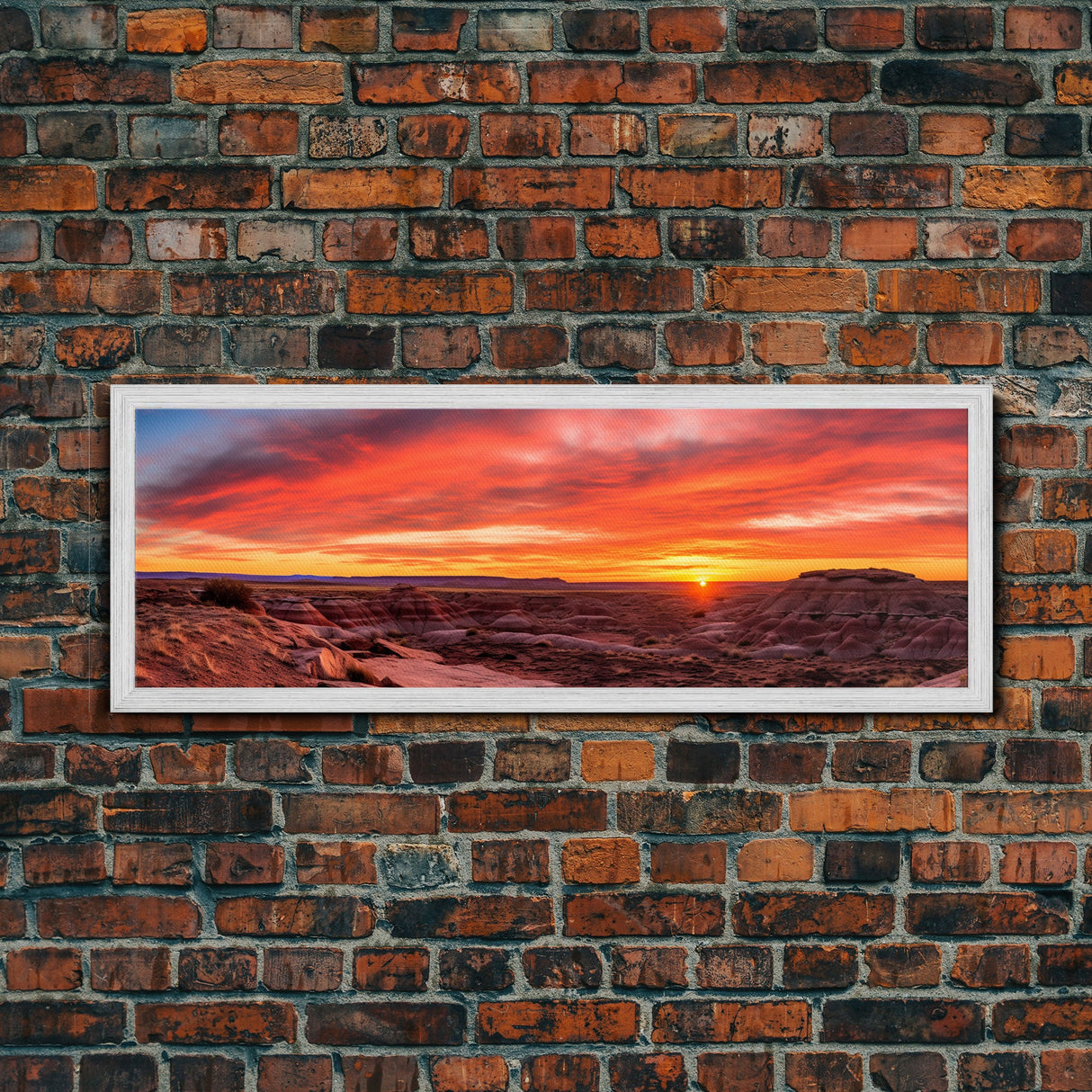 Panoramic of Petrified Forest National Park, Extra Large Wall Art, Panoramic Wall Art, Panoramic Print, Landscape Photography Landscape