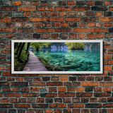 Panoramic Print of Plitvice Lakes Park Croatia Extra Large Wall Art, Panoramic Wall Art, Panoramic Landscape Print, Landscape Photography