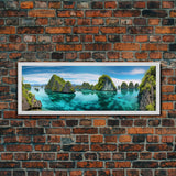 Panoramic Print of Raja Ampat Islands Indonesia Extra Large Wall Art, Panoramic Wall Art, Panoramic Landscape Print, Landscape Photography